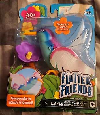 Flutter Friends Electronic Pet Jewel Hummingbird Ages 5+ Toy Bird Play Gift • $13.99