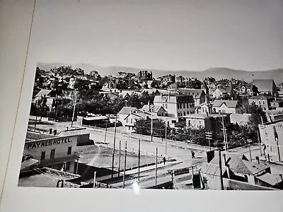 C 1890's Photo  Wide Angle View Of The Helena Montana West Side Meat Market Prnt • $17.95