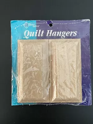 New Wood Quilt Hangers June Tailor Pack Of 2 • $14