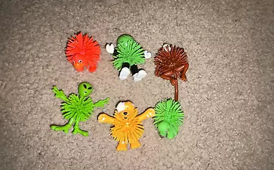 Vintage Rubber Spiky Koosh Ball Set Of 6 Toys Alien Dog Monkey Animals • $8.99