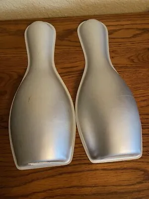 Vintage Wilton Bowling Pin Cake Pans & Baking Stands & Directions 1976 • $3