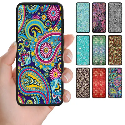For Samsung Galaxy Series Paisley Print Pattern Mobile Phone Back Case Cover #1 • $9.98
