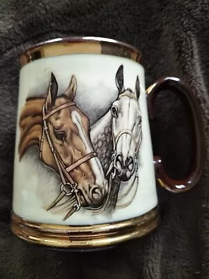 Vintage Gibsons Beer Mug..Race Horses..Jockey.. Excellent Condition.. Brewery  • £0.99