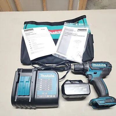 Used Makita XFD10 LXT 18V Cordless Drill + NEW 3AH Battery Charger And Bag • $104.45
