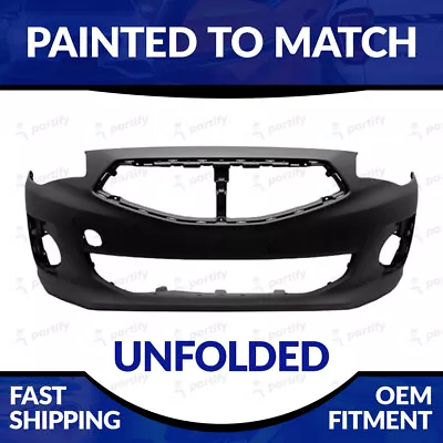 NEW Painted To Match 2017-2020 Mitsubishi Mirage G4 Sedan Unfolded Front Bumper • $439.99