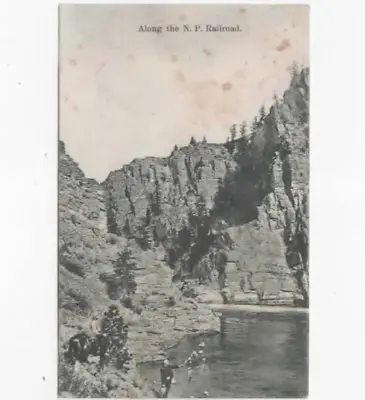 Twin Bridges Montana 1908 Along The Northern Pacific Railroad Postcard • $14.99