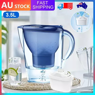 3.5L Water Filter Jug Bench Top Purifier Jug+MAXTRA Filter Refill Cartridge AUS • $24.69