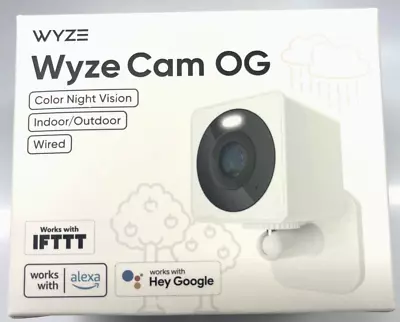 NIB Wyze Cam Indoor/Outdoor OG Security Camera White • $22.99