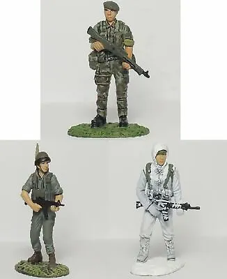 £12.99 • Buy Frontline Deagostini 54mm 1/32 Elite Troops/Police Figures - Pack Of 3