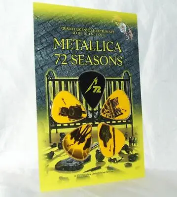 Metallica 72 Seasons Guitar Pick Set Heavy Metal • $8.96
