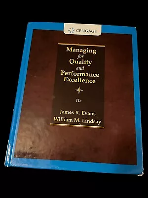 Managing For Quality And Performance Excellence-11th Edition Acceptable • $59.99