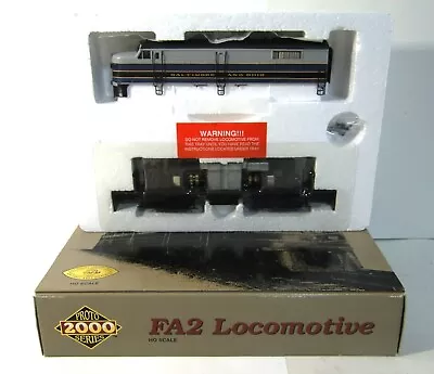 Proto 2000 HO #8378 Baltimore & Ohio FA-2 Diesel Locomotive B&O A-Unit #837A • $15.50