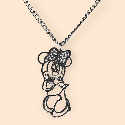 Genuine Licensed Disney Minnie Mouse Pendant Necklace - BNIB - Mothers Day Gift • £12.99