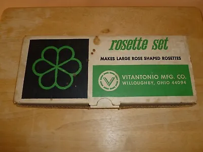 Vintage Vitantonio Large 4  Rosette Set - USA - Model 188 • $11.99