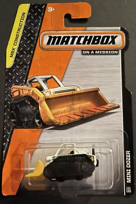 Matchbox Mini Dozer White And Orange Brand New Unopened Box • $2.99