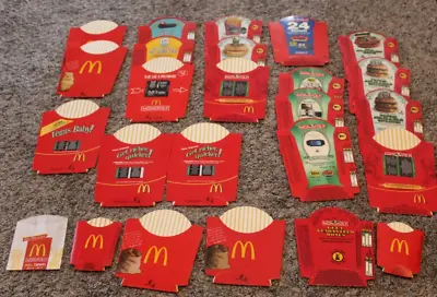 Lot Of 25  McDonald's French Fry  Containers   Mostly Monopoly • $19.99