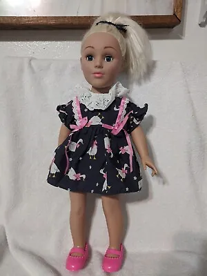 2011 Madame Alexander 18  Doll Blonde Hair Blue Eyes Dress Shoes • $13