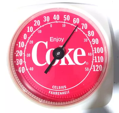 Vintage 1994 Coca-Cola Enjoy Coke Plastic Wall Thermometer Soda PopWorking12  • $35