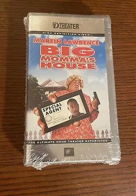 Big Mommas House (DVHS  D-VHS D-Theater) Brand New In Factory Shrink Wrap • $29.99