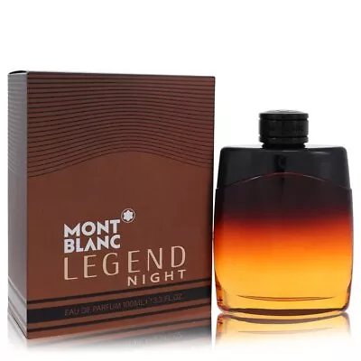 Montblanc Legend Night By Mont Blanc Eau De Parfum Spray 3.3 Oz For Men • $67.99