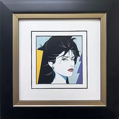 Patrick Nagel  Untitled #70  NEWLY CUSTOM FRAMED Art Deco Print Woman Playboy  • $49.99