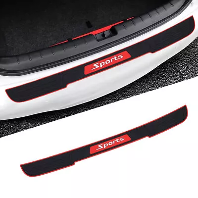 1pc Car Accessories Door Sill Cover Scuff Plate Rear Bumper Guard Protector Mat • $18.69