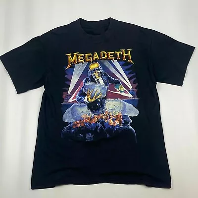 Megadeth Rust In Peace Shirt Short Sleeve Black All Size T Shirt A047 • $17.99
