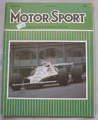 Motor Sport 06/1980 Featuring Ferrari 250GTO Porsche 928S Napier Railton • £5.99