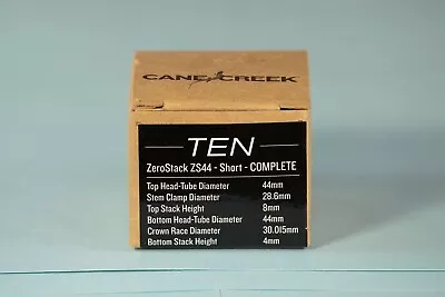Headset – Cane Creek Ten – ZS44/28.6/H8 | ZS44/30/H4 • $29.95