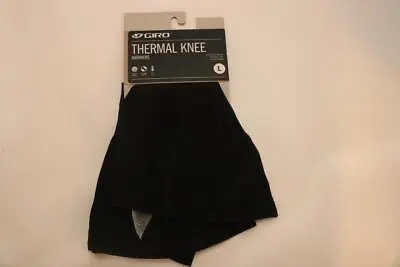 New Giro Thermal Knee Warmers Large Black Cycling Bike Thermo Roubaix Silcone • $21.99