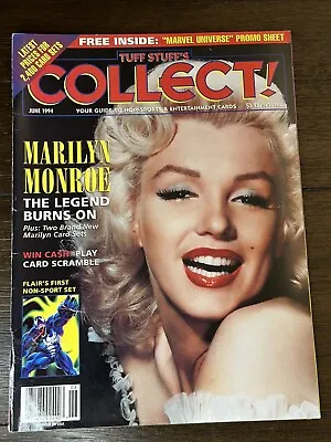 Tuff Stuffs Collect June 1994 Marilyn Monroe Marvel Flair   • $5