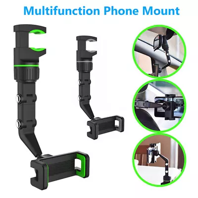 Car Phone Holder 360° Adjustable Clamp Mount Stand For Iphone 13 12 Samsung GPS • $17.49