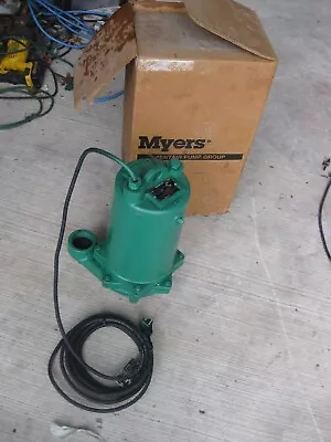 Myers ME100S-21 Cast Iron Effluent Pump 1.0 HP 230V 1 PH 20' Cord • $1599.99