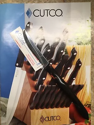 $39.99 • Buy CUTCO 1759 Table/Steak Knife Sharp! DDEdge Classic Orange Swirl  Choose Qty