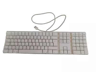 Genuine Apple Wired Pro Extended Keyboard A1048 UK QWERTY USB IMac MacBook White • £6.99