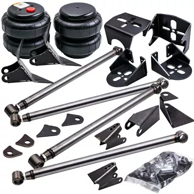 Universal Air Ride Suspension Bags 2500 Weld On Triangulated 4 Link Kit 2.75 • $268.99