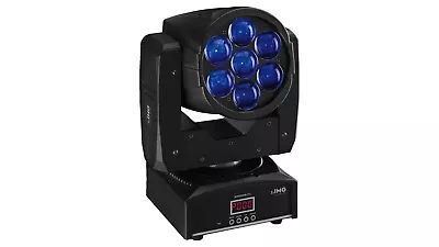 5 X IMG Stageline Mini Zoom 712 Compact LED Moving Head Black • £350