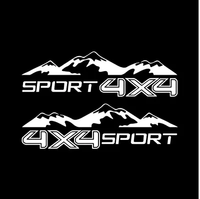 Stickers 4X4 Sport Mountain Decals Decoration For Off Road Car Pickup Waterproof • £20.27