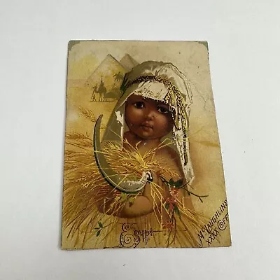 Victorian Trade Card McLaughlin's Coffee Egypt Egyptian Child Victorian Paper • $14.99