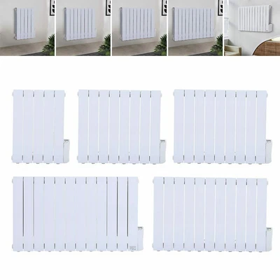 £155.95 • Buy Aluminum 900W-2KW Oil Filled Electric Heater Wall Stand Heating IP24 Thermostat