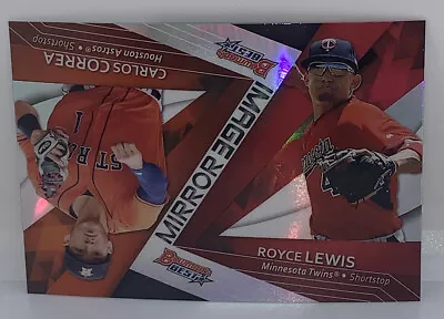 2017 Bowman's Best Mirror Images Royce Lewis Carlos Correa • $1.99