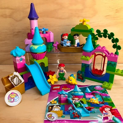 LEGO Duplo Little Mermaid 1015 & 1016 Ariel's Undersea Castle & Magic Boat Ride • $140