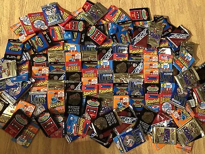 150+ Vintage Rare Unopened Baseball Cards Factory Sealed Packs (7) + Bonus Pack • $17.99