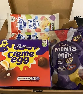 Cadbury Mixed Mini Eggs Bar And Creme Eggs Selection Box Gift Cream Eggs • £15