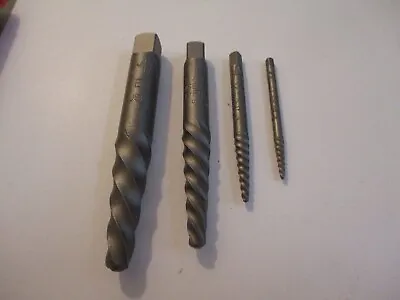 Mac Tools Unused 4pc Spiral Screw Extractor Set 19/64  1/4  7/64  And 5/64  • $20