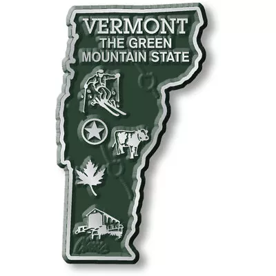 Vermont Small State Magnet By Classic Magnets 1.5  X 2.6  • $5.99