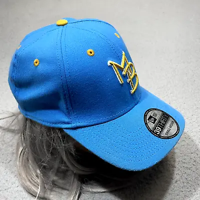 Myrtle Beach Pelicans Hat Cap Fitted Medium Blue MiLB Baseball Minor League USA • $23