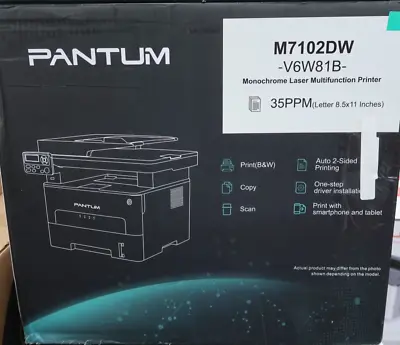 Pantum M7102DW V6W81B Monochrome Laser Multifunction Printer / Factory Sealed • $110