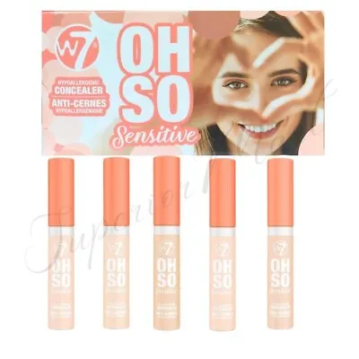 W7 Oh So Sensitive Concealer Hypoallergenic Face Dark Circles Red • £5.99