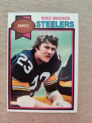 MIKE WAGNER Pittsburgh STEELERS 1979 TOPPS FOOTBALL CARD #165 • $1